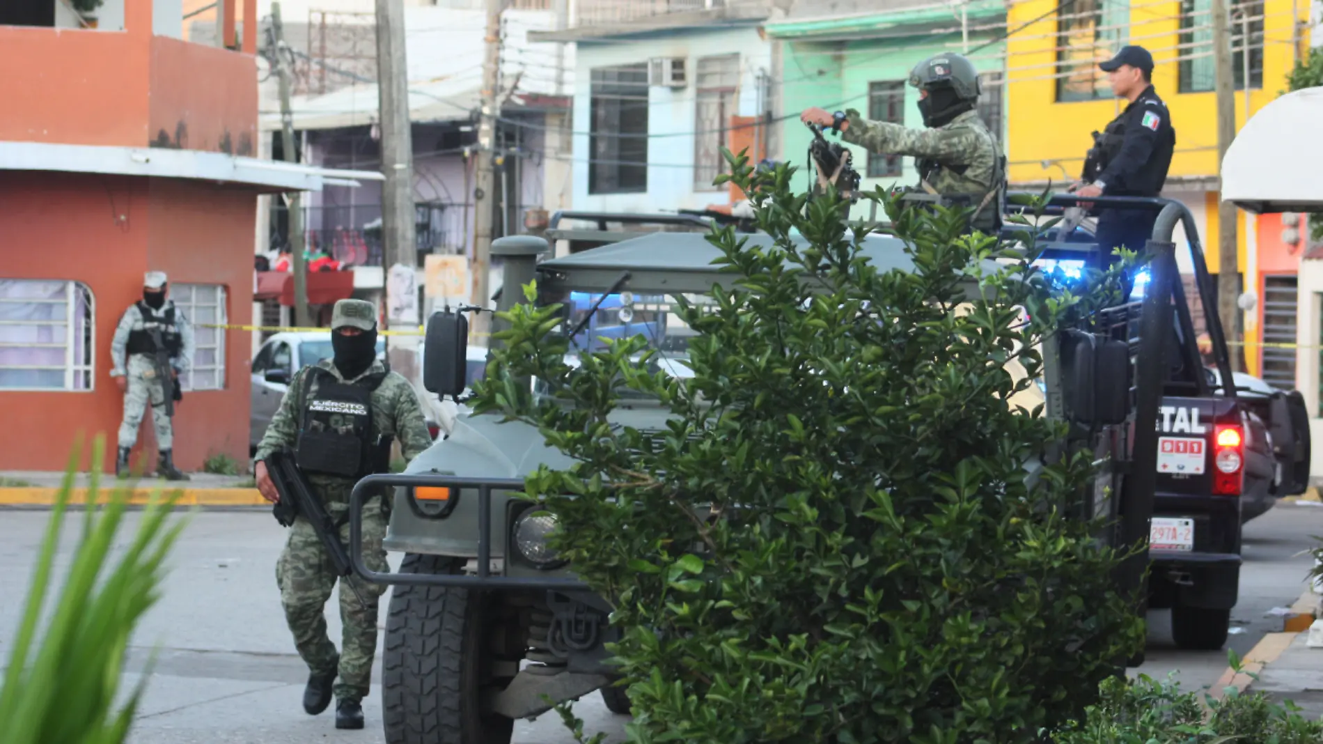 Policía y Ejército en Tabasco